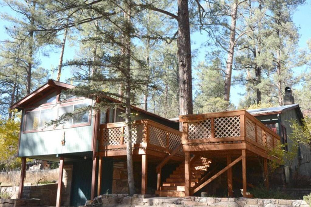 Coyote Cabin - Private Hot Tub - Upper Canyon Ruidoso Exteriör bild