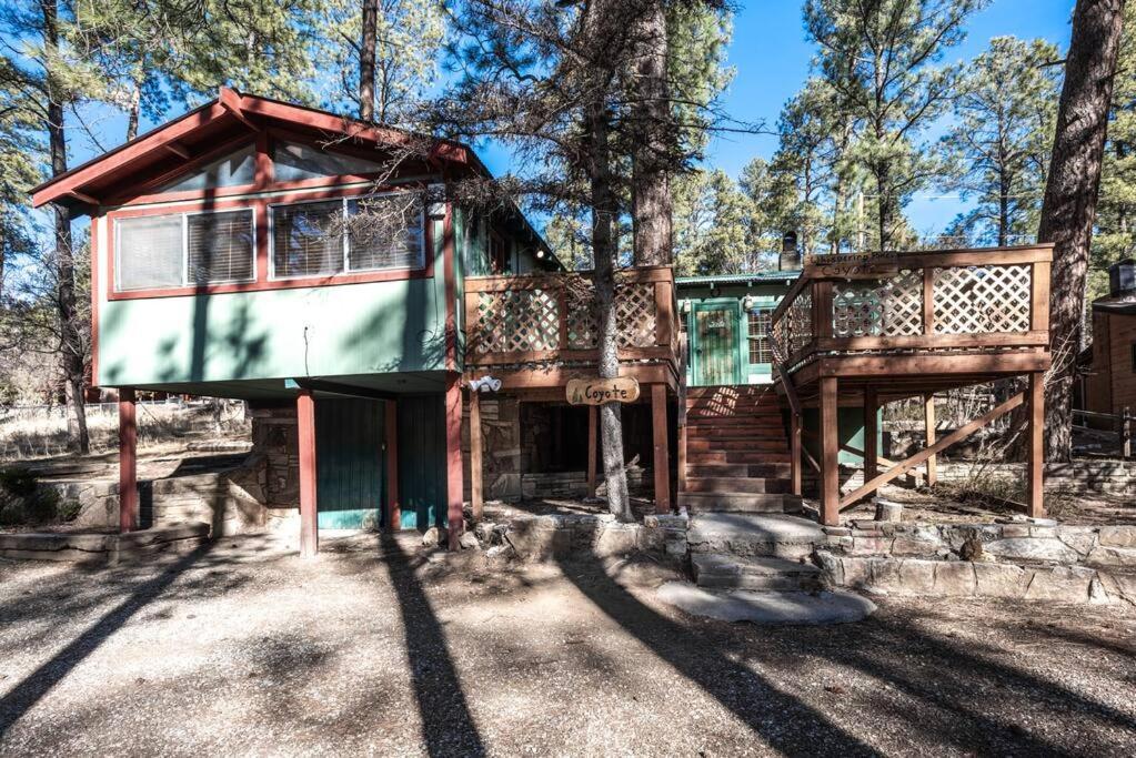 Coyote Cabin - Private Hot Tub - Upper Canyon Ruidoso Exteriör bild